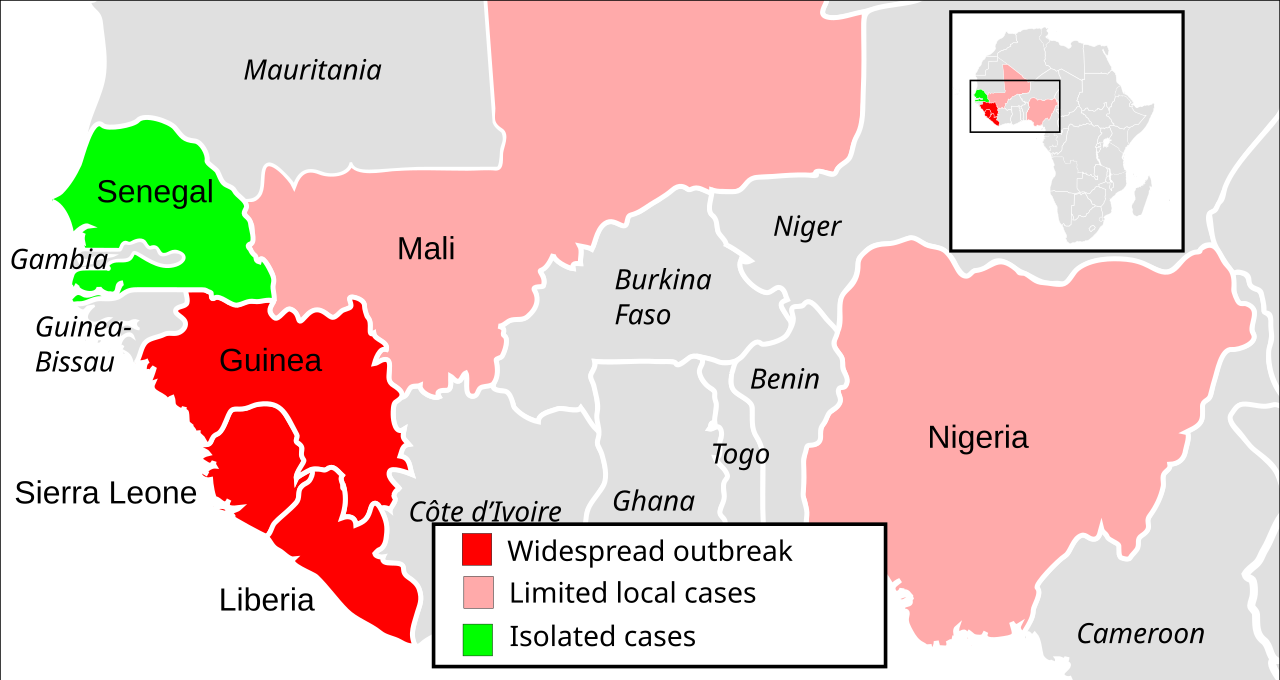 The 2014 West African Ebola Epidemic: Origin, Spread, and Impact